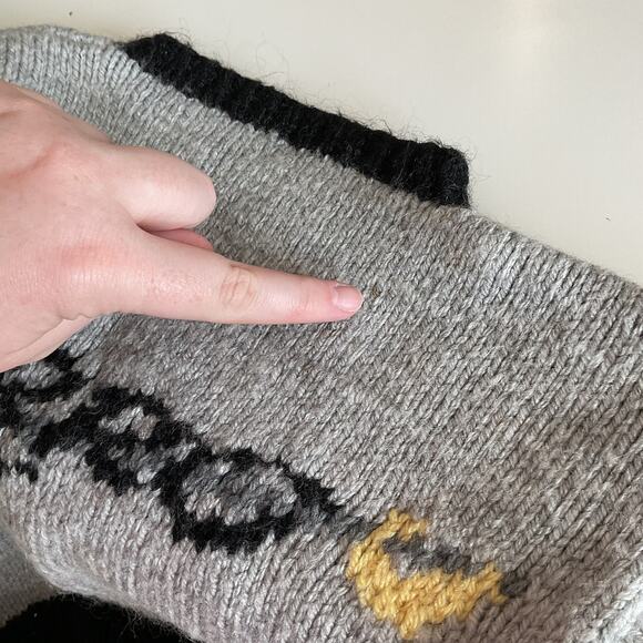 Zorro Boys Handmade Knit Jumper Sweater Large - Picture 13 of 16